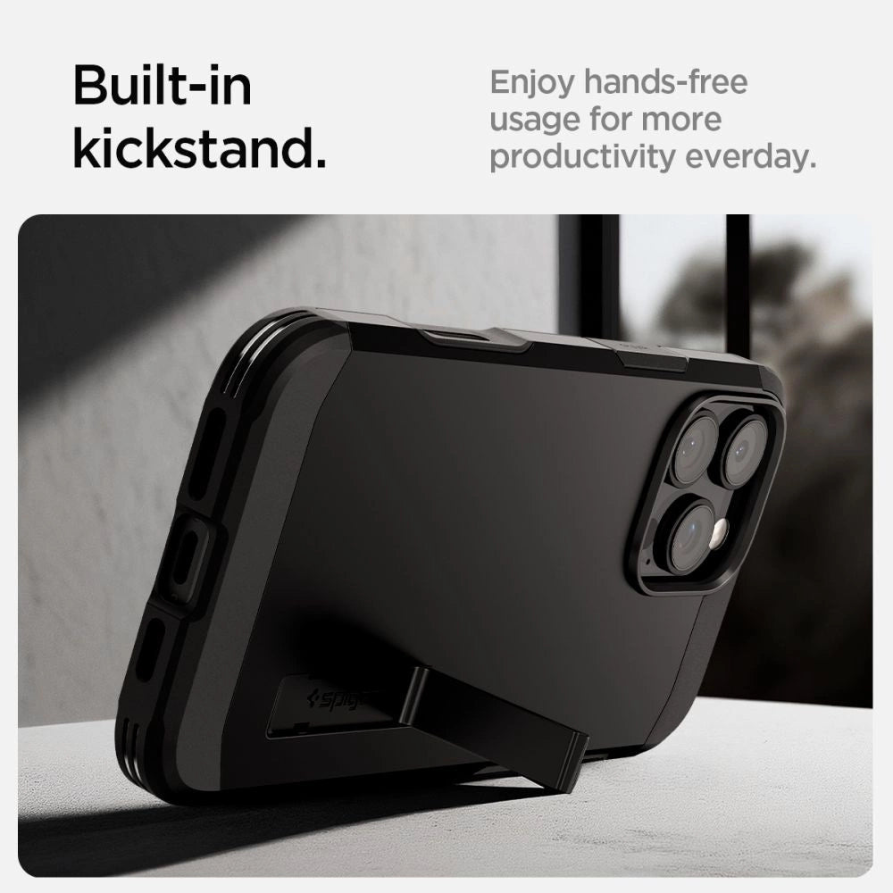 Spigen Tough Armor "T" MagSafe case for iPhone 16 Pro Max - black