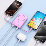 Tech-Protect PB31 MagSafe 10000mAH Power Bank - lilla