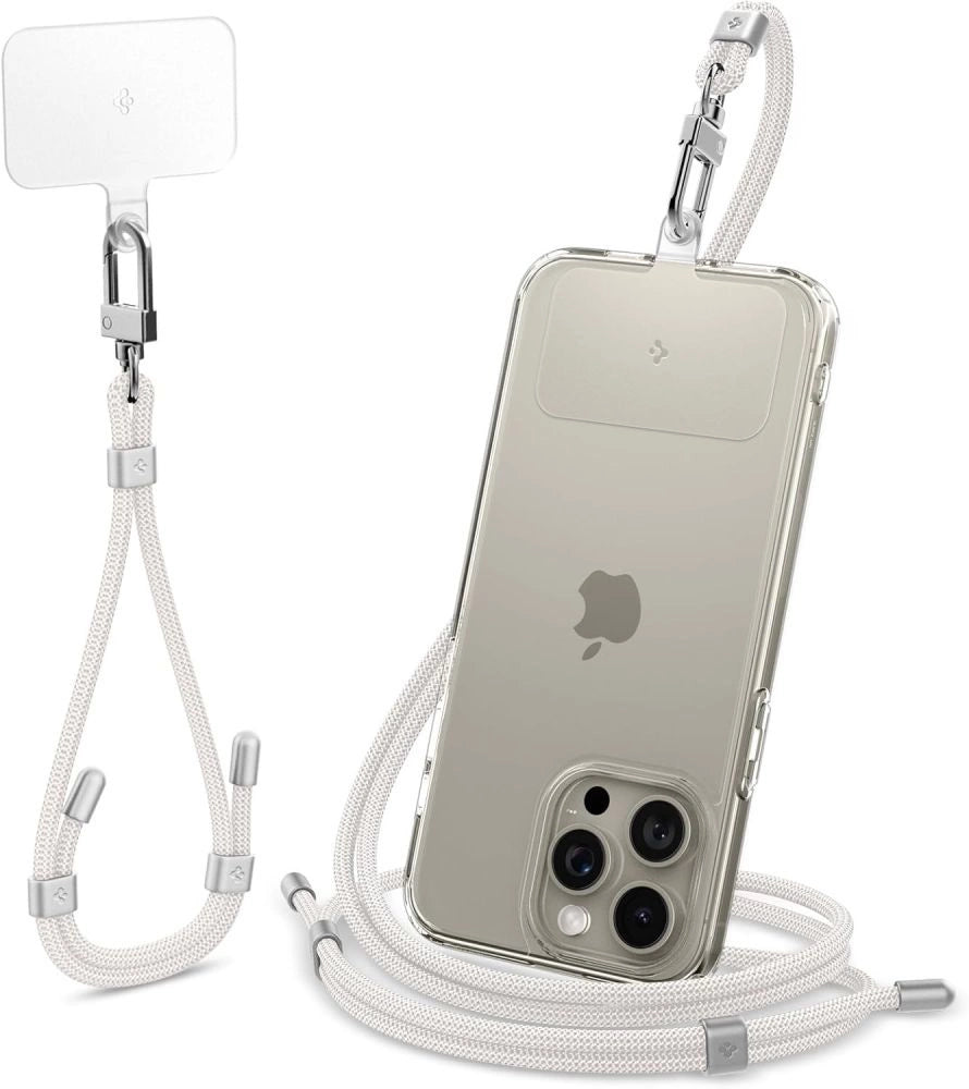 Spigen Universal Set Lanyard og Pendant - Hvid