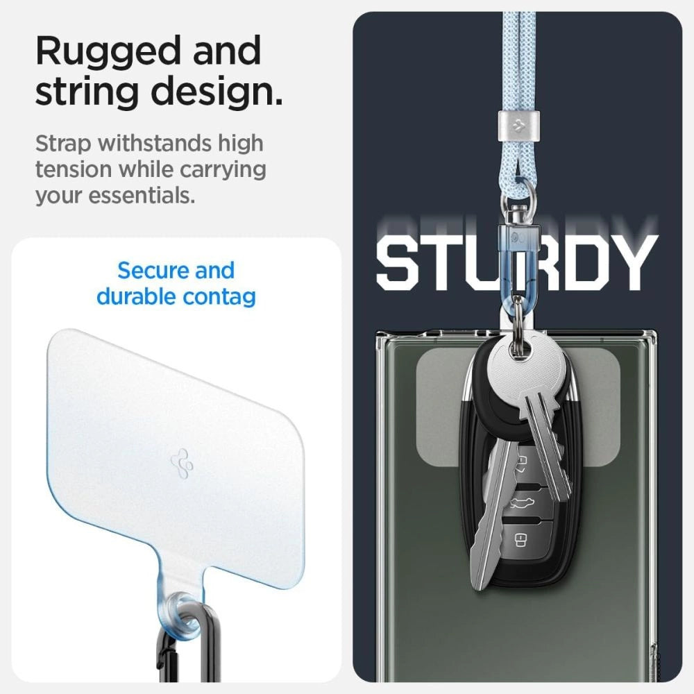 Spigen Universal Set Lanyard og Pendant - Blå