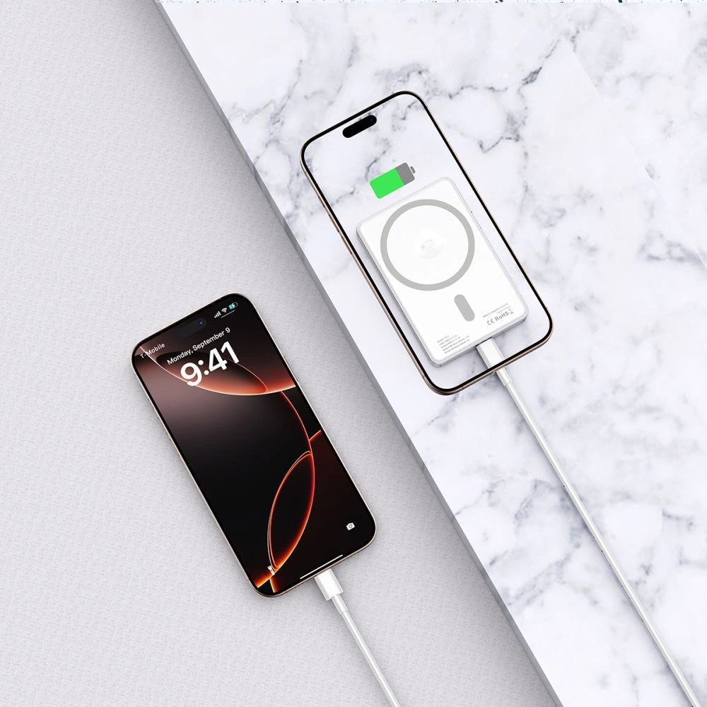 Powerbank Tech-Protect PB33 LifeMag MagSafe 5000mAH - sølv