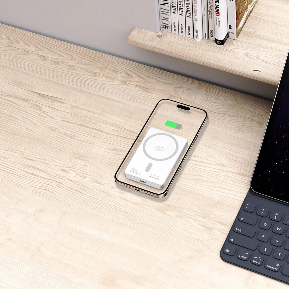 Powerbank Tech-Protect PB33 LifeMag MagSafe 5000mAH - sølv