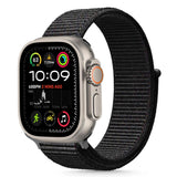 Tech-Protect Nylon Strap til Apple Watch 44 / 45 / 46 / 49 mm - sort