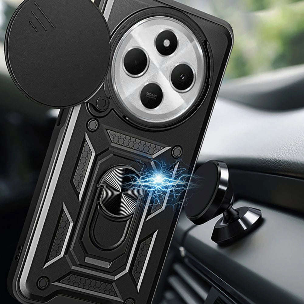 Tech-Protect CamShield Pro Case til Xiaomi Redmi 14C / Poco C75 - sort