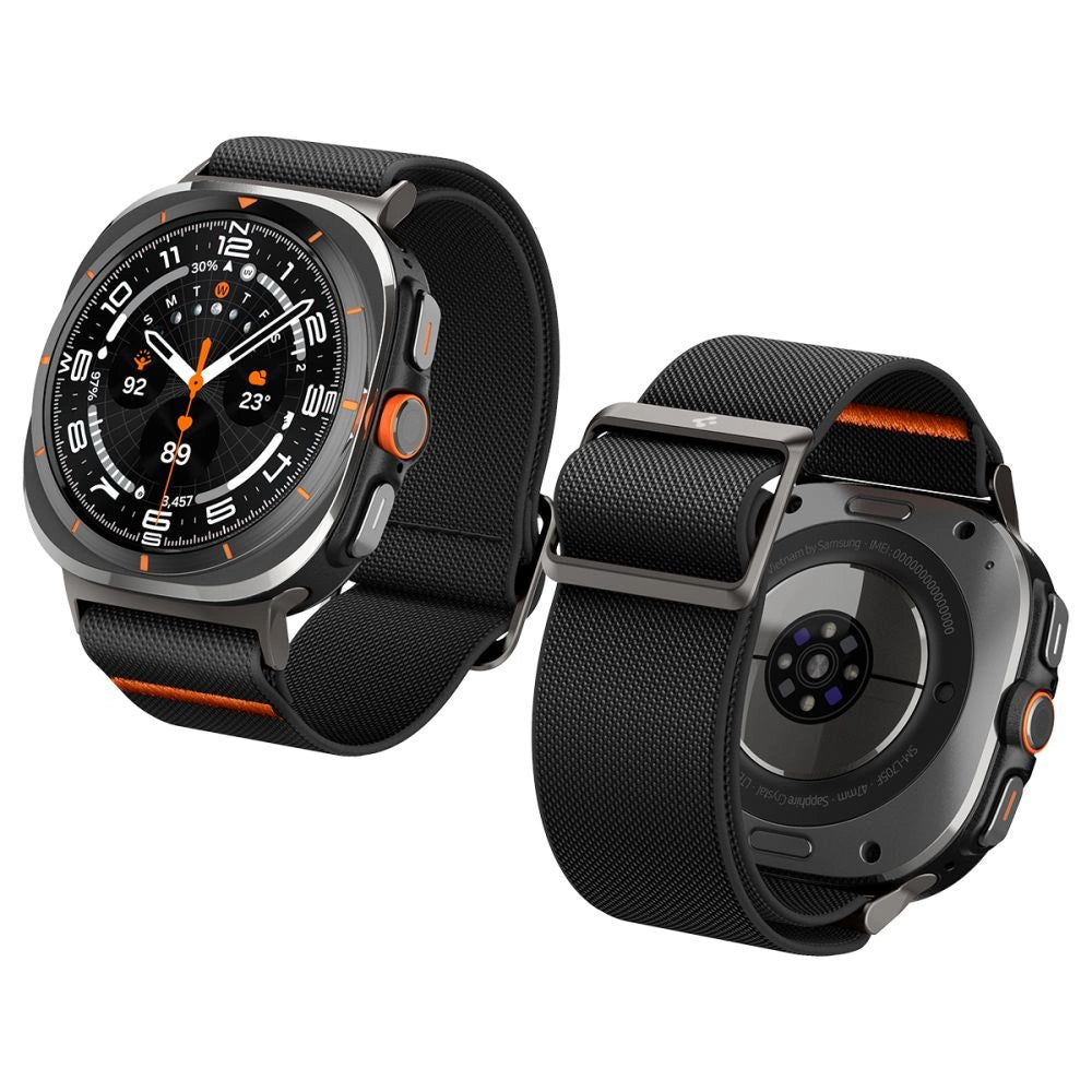 Spigen Fit Lite Strap til Galaxy Watch Ultra 47mm - sort