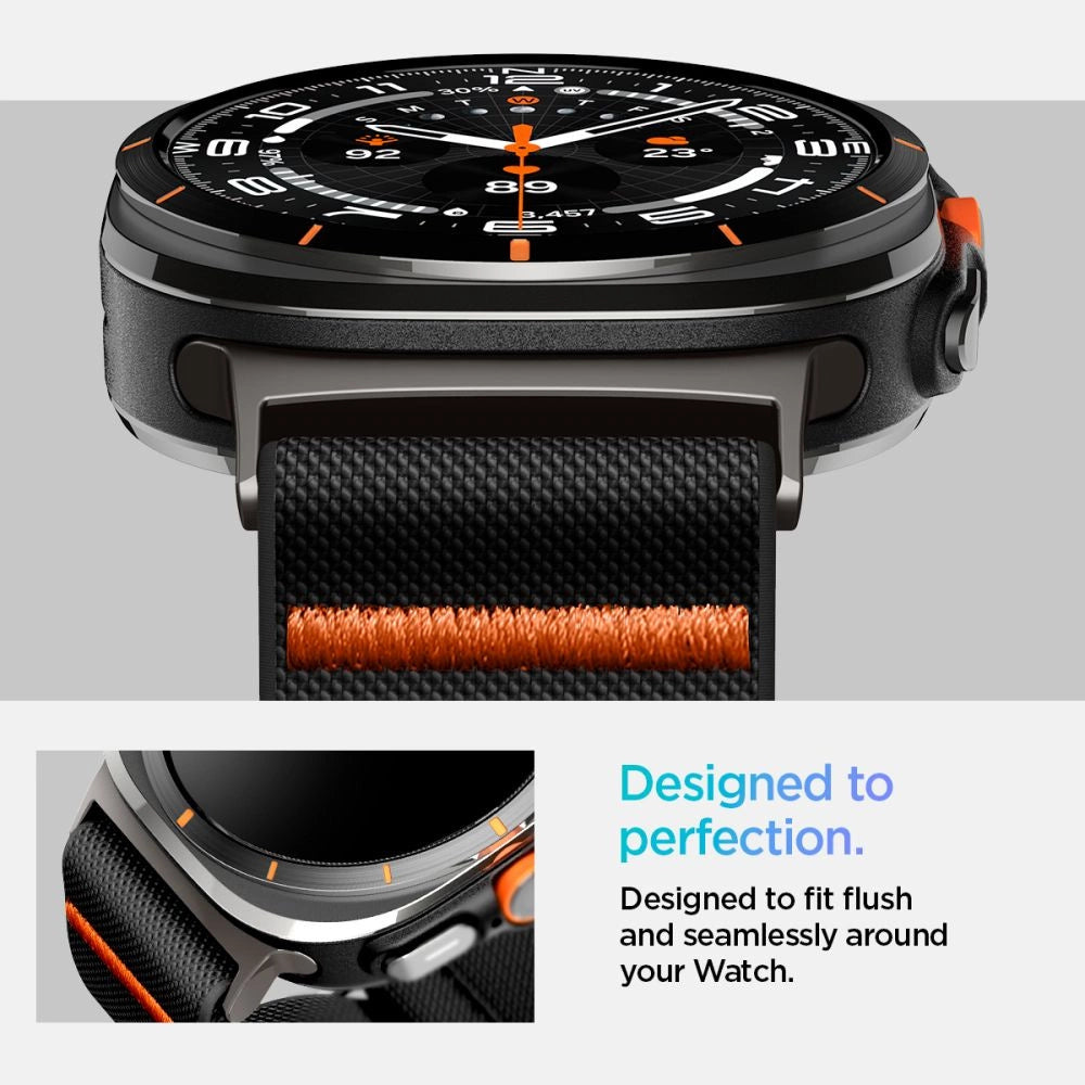 Spigen Fit Lite Strap til Galaxy Watch Ultra 47mm - sort