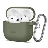 Tech-Protect Silicone Hook Case til AirPods 4 - Grøn