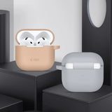 Tech-Protect Silicone Hook Case for AirPods 4 - Black