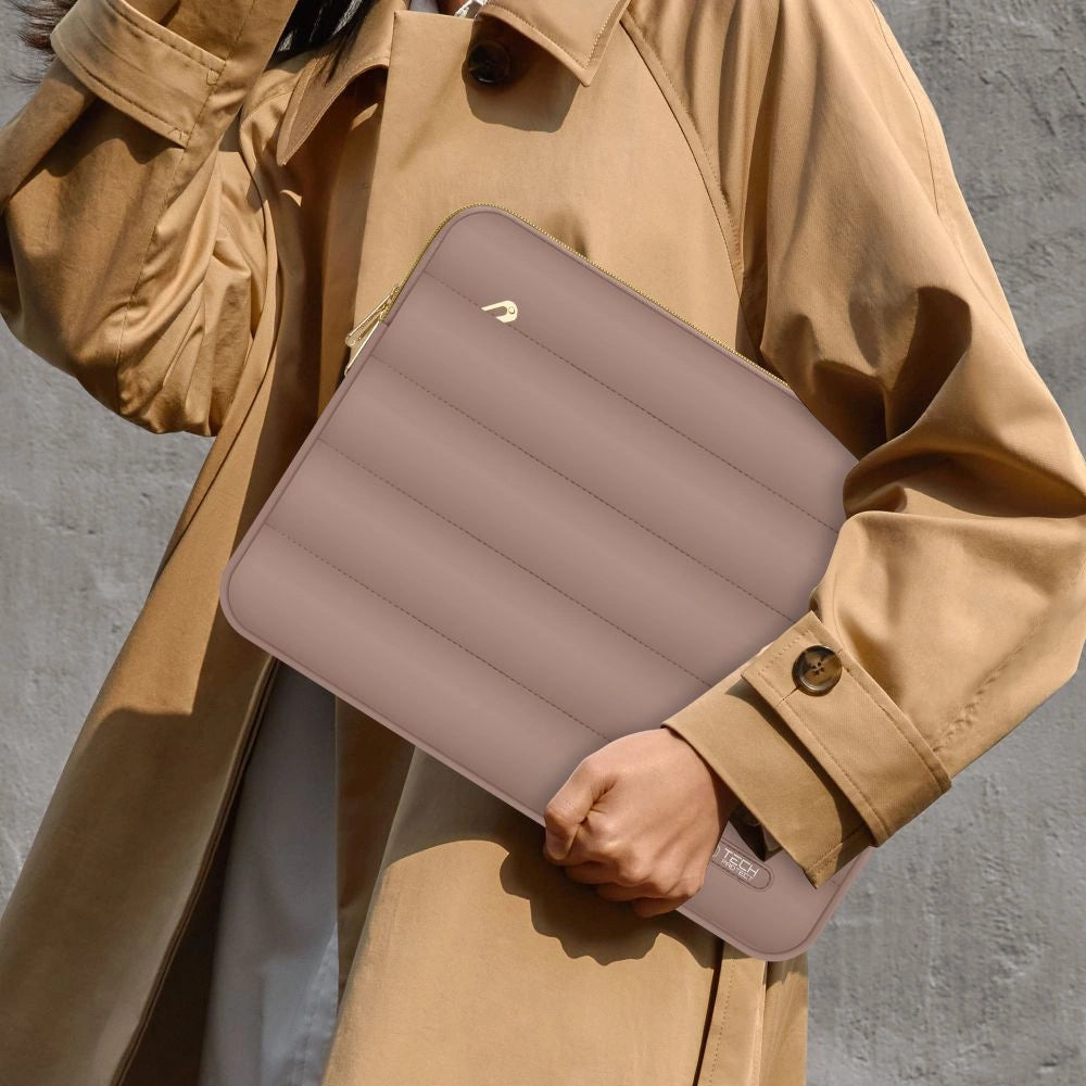 Tech-Protect Puffy 15-16" Laptop Bag - Brown