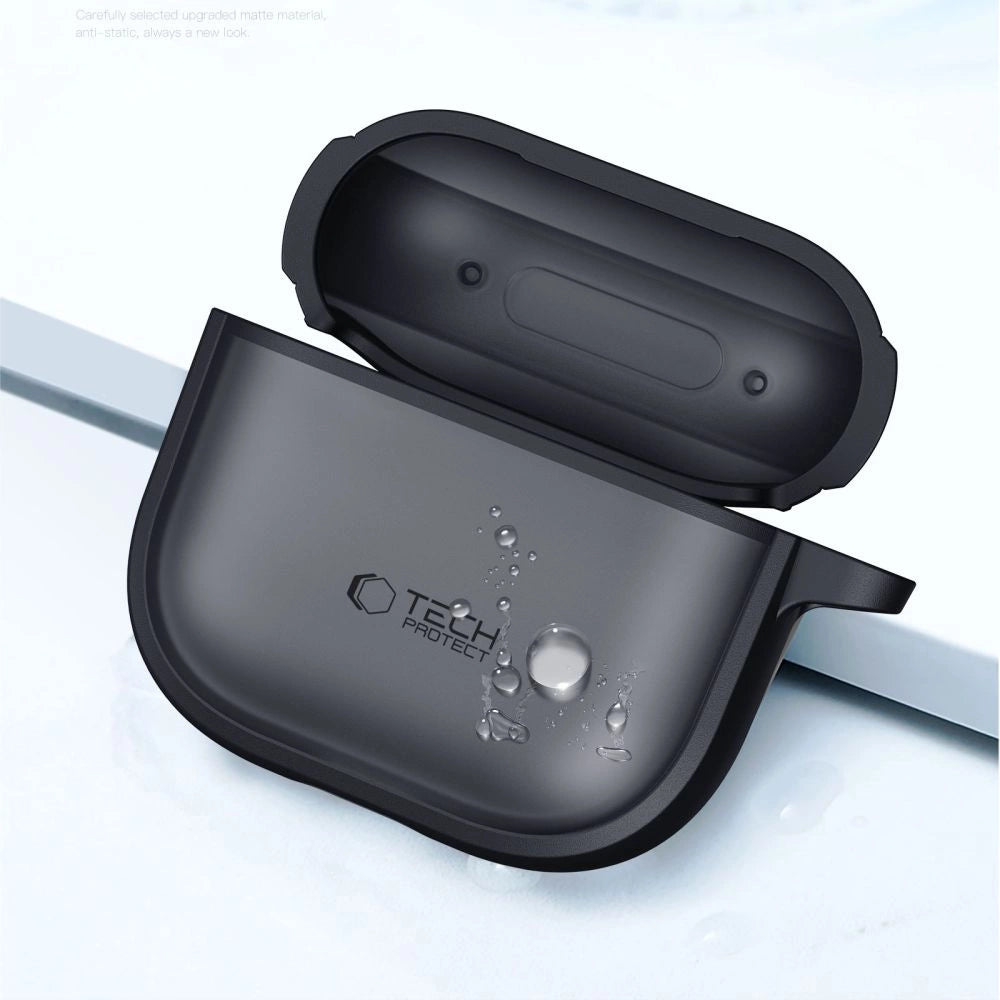 Tech-Protect Slim Hook Case for AirPods 4 - Black