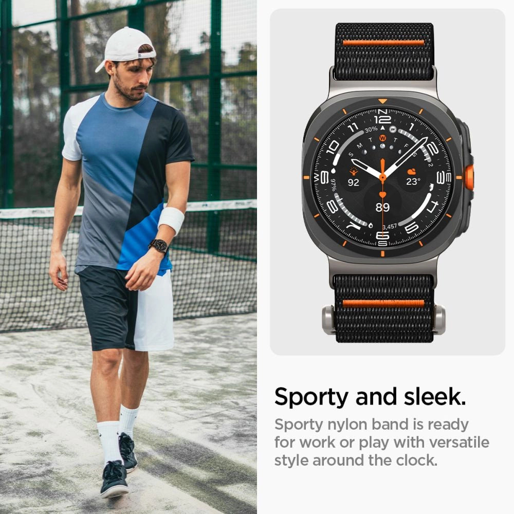Spigen DuraPro Strap til Samsung Galaxy Watch Ultra 47mm - sort