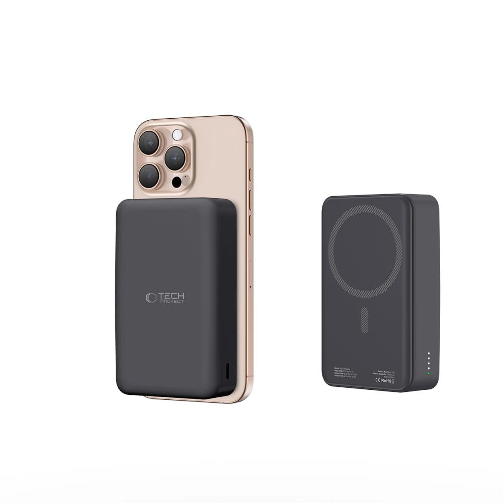 Powerbank Tech-Protect PB12 LifeMag MagSafe 20000MAH - sort