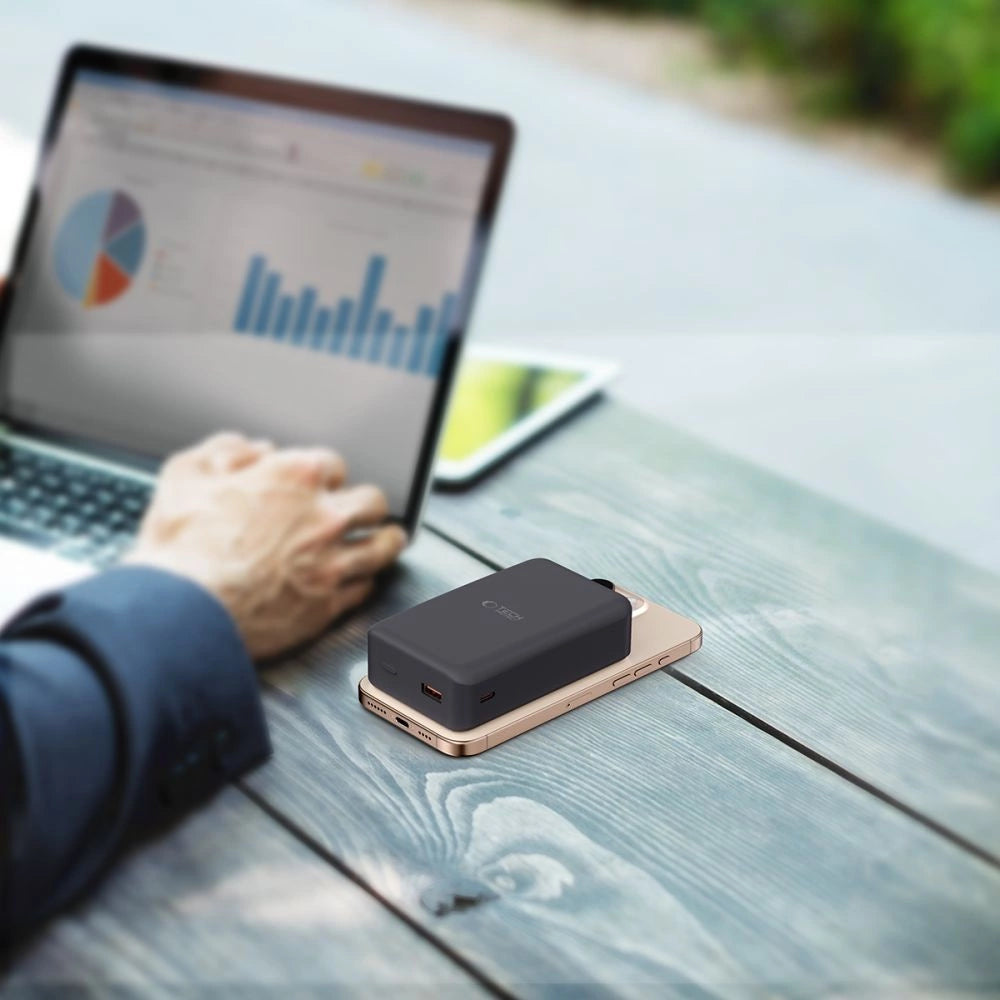 Powerbank Tech-Protect PB12 LifeMag MagSafe 20000MAH - sort