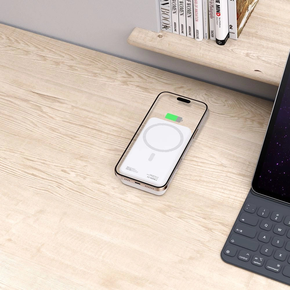 Powerbank Tech-Protect PB12 LifeMag MagSafe 20000MAH - hvid