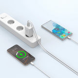 Tech-Protect NC45W-GAN 2-PORT PD45W oplader - hvid