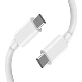 Tech-Protect NC45W-GAN 2-PORT PD45W oplader + TYPE-C-KABEL - hvid