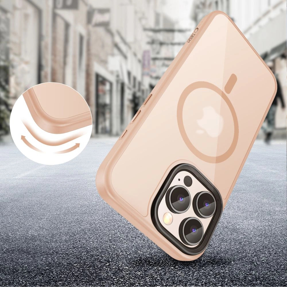 Tech-Protect MagMat MagSafe iPhone 16 Pro Case - Pink