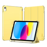 Tech-Protect SC Pen Hybrid Case til iPad 10 / 2022 - Gul - Gennemsigtig