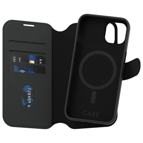 CARE af PanzerGlass Feature Tango 2in1 Wallet MagSafe Case til iPhone 13 / 14 - sort
