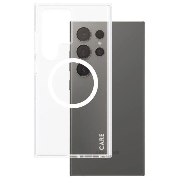 CARE af PanzerGlass Flagship QI Case til Samsung Galaxy S24 Ultra - Transparent