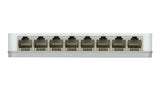 D-Link GO-SW-8G/E netværksswitch Ikke administreret Gigabit Ethernet (10/100/1000) Hvid