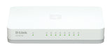 D-Link GO-SW-8G/E netværksswitch Ikke administreret Gigabit Ethernet (10/100/1000) Hvid