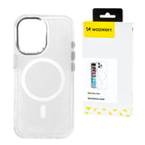 Wozinsky Glitter Case med Mag Safe til Samsung Galaxy S25+ - Clear med Glitter