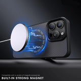 Wozinsky Carbon Fiber Case med MagSafe til Samsung Galaxy S25+ - Grå