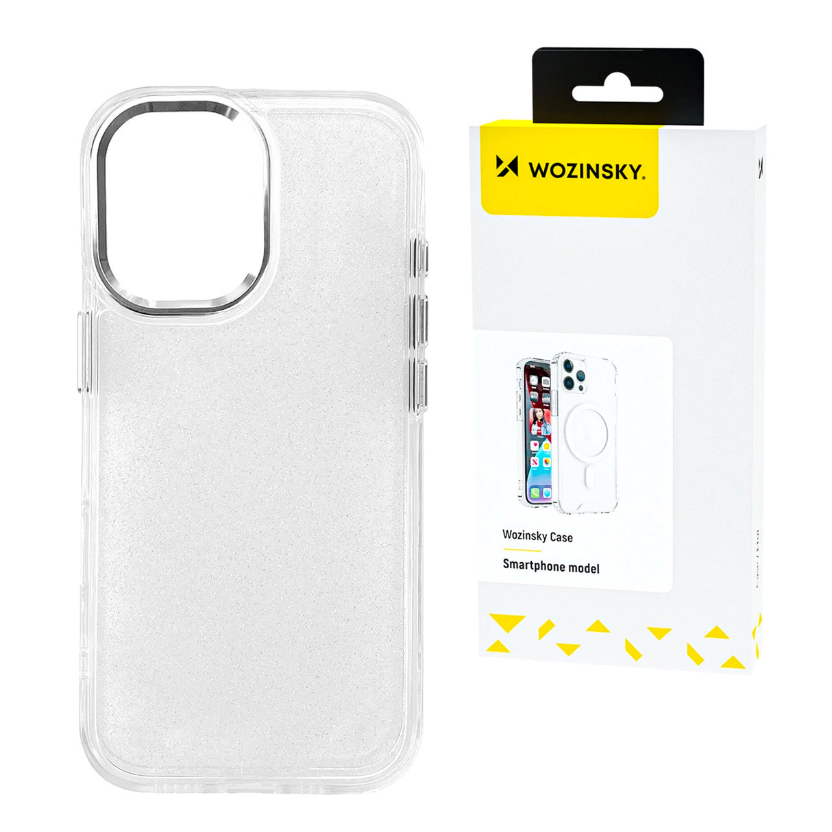 Wozinsky Glitter Case til Samsung Galaxy S25 - Clear med Glitter