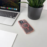 Wozinsky Glitter Case til Samsung Galaxy S25 - Pink med Glitter