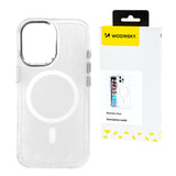 Wozinsky Glitter Case med Mag Safe til Samsung Galaxy S25 - Clear med Glitter