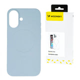 Wozinsky Liquid Silicone Case MagSafe til Samsung Galaxy S24 FE - lysblå