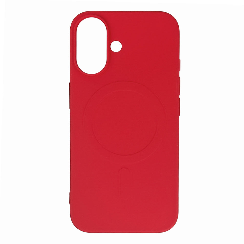 Wozinsky Liquid Silicone Case MagSafe til Samsung Galaxy S24 FE - rød