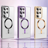 Wozinsky Elektroplateret Magsafe Case til Samsung Galaxy S24 FE - Blå