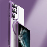 Wozinsky Elektroplateret Magsafe Case til Samsung Galaxy S24 FE - Pink