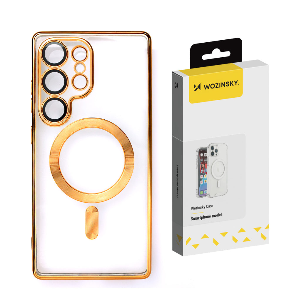 Wozinsky Electroplated Magsafe Case til Samsung Galaxy S24 FE - Guld
