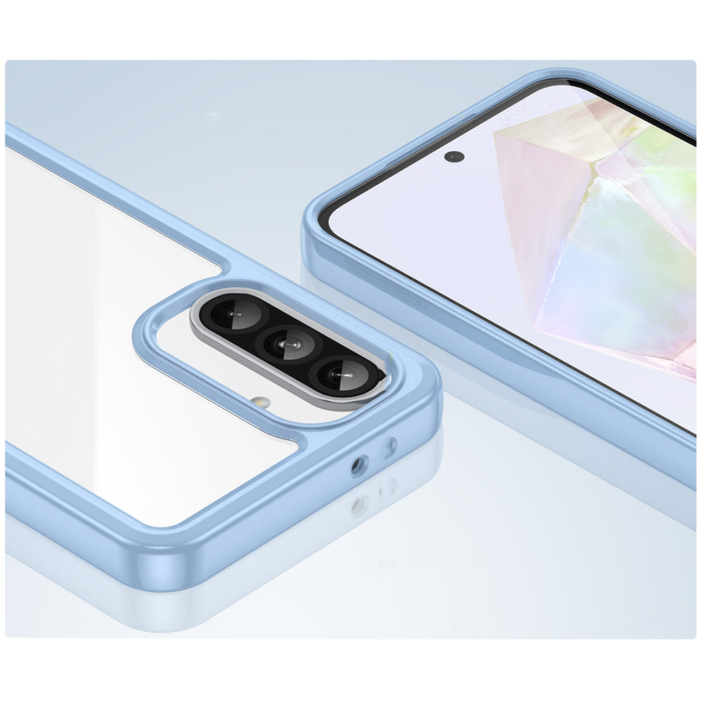 Outer Space Case til Samsung Galaxy A56 Cover med Flexible Frame - Blå