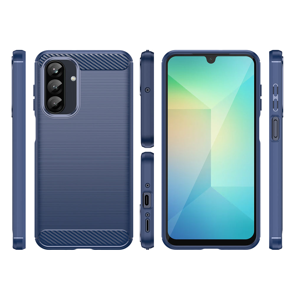 Carbon Case til Samsung Galaxy A26 - Blå