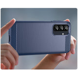 Carbon Case til Samsung Galaxy A26 - Blå