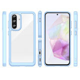 Outer Space Case til Samsung Galaxy A26 Cover med Flexible Frame - Blå