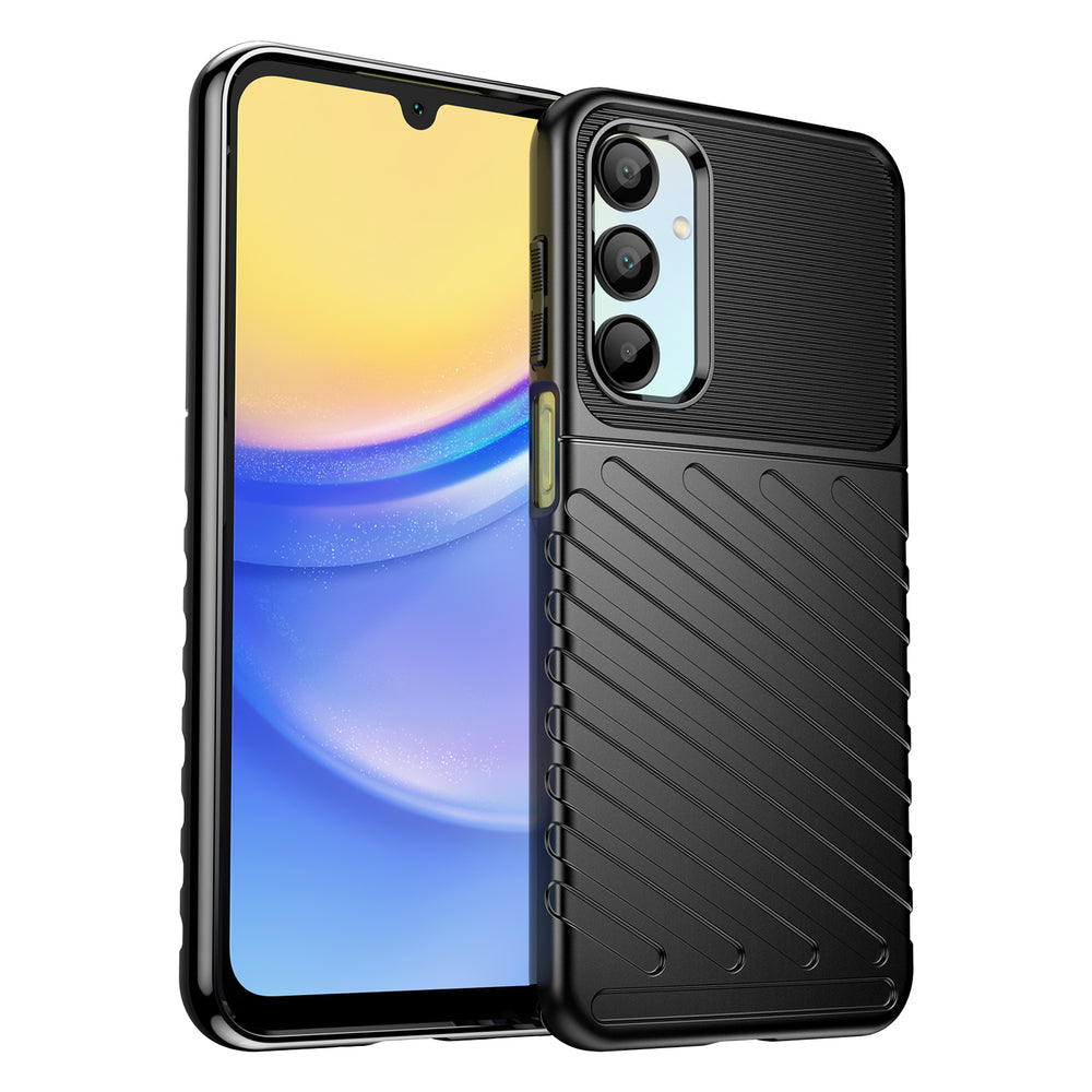 Thunder Case til Samsung Galaxy A26 Silicone Armored Cover - sort