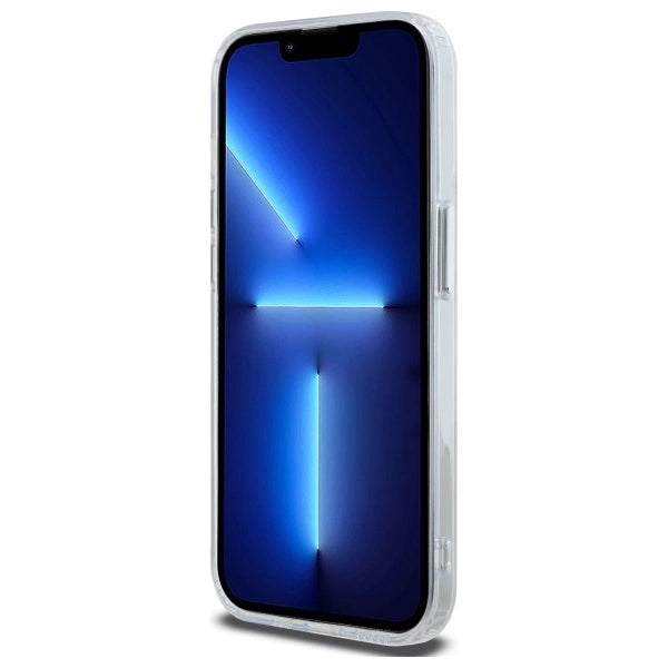 Karl Lagerfeld IML Metal Choupette Head MagSafe iPhone 14 Pro Case - White