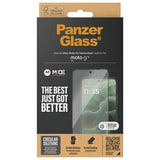 PanzerGlass skærmbeskyttelse Ultra-Wide Fit tempereret glas til Motorola Moto G35 5G