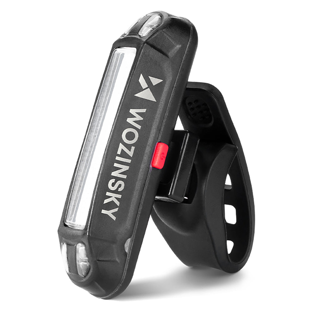 Wozinsky WSBLB3 Front (1000 lm) and Rear USB-C Bike Light Set - Black
