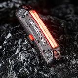 Wozinsky WSBLB3 Front (1000 lm) and Rear USB-C Bike Light Set - Black