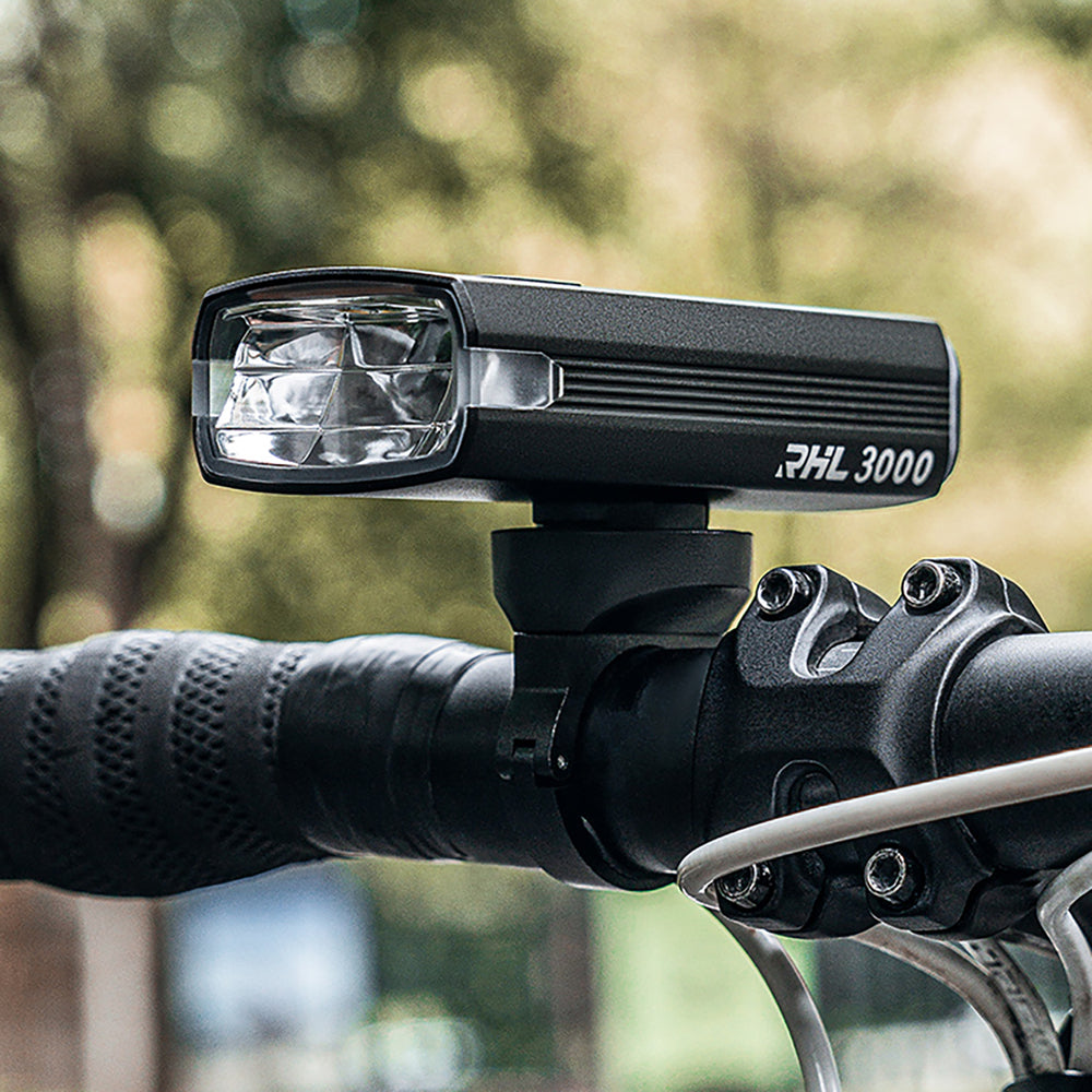 Wozinsky Front Bike Light + USB-C Cable (3000 lm) - Black