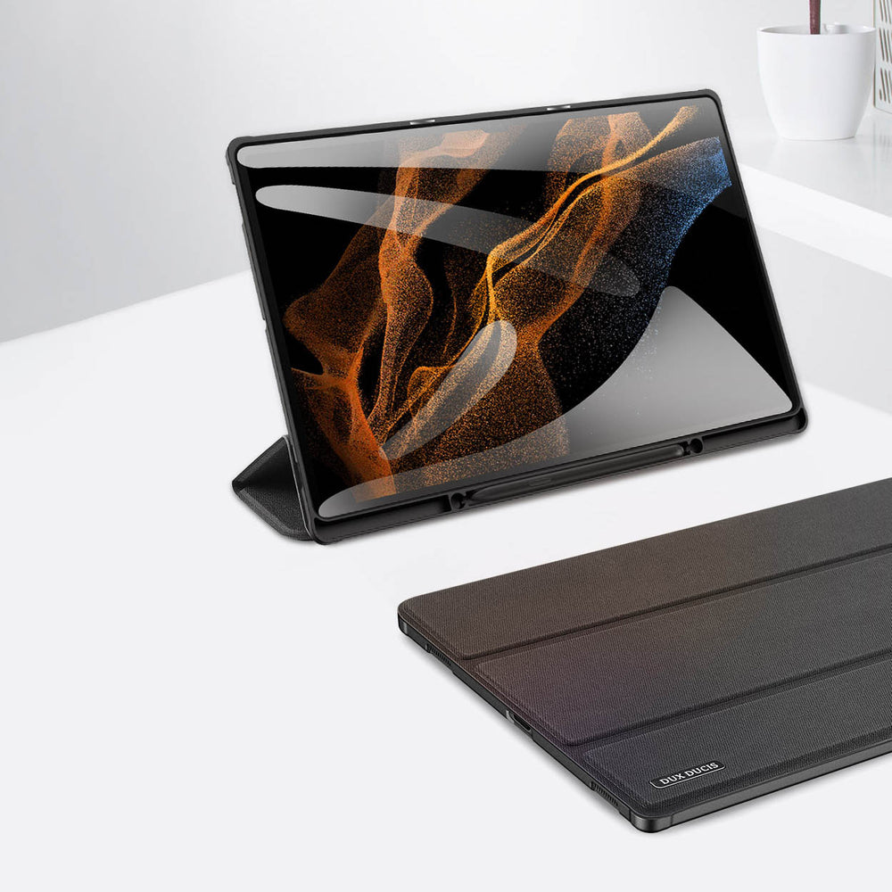 Dux Ducis Domo foldable cover for tablet with Smart Sleep function Samsung Galaxy Tab S8/S9 Ultra stand black
