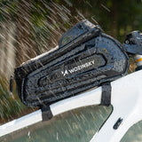 Wozinsky cykeltaske til rammen, pansret, med telefonlomme, 1,7 l - sort