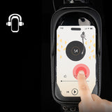 Wozinsky cykeltaske til rammen, pansret, med telefonlomme, 1,7 l - sort