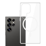 3mk Clear MagCase til Samsung Galaxy S25 Ultra - gennemsigtig